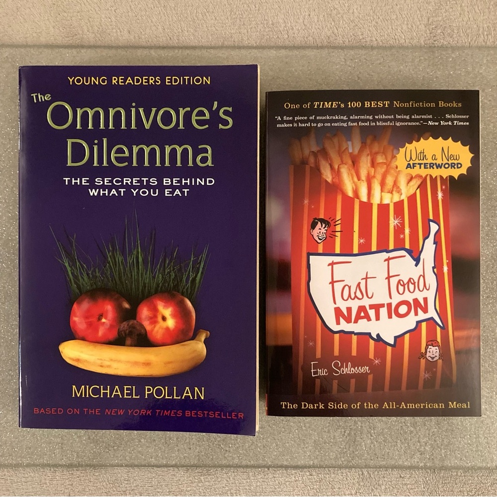 2 Diet books 🍔